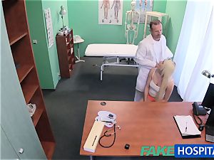 FakeHospital doc helps ash-blonde get a raw vag