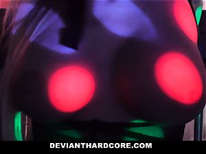 DeviantHardcore - super hot buxomy towheaded Gets dominated